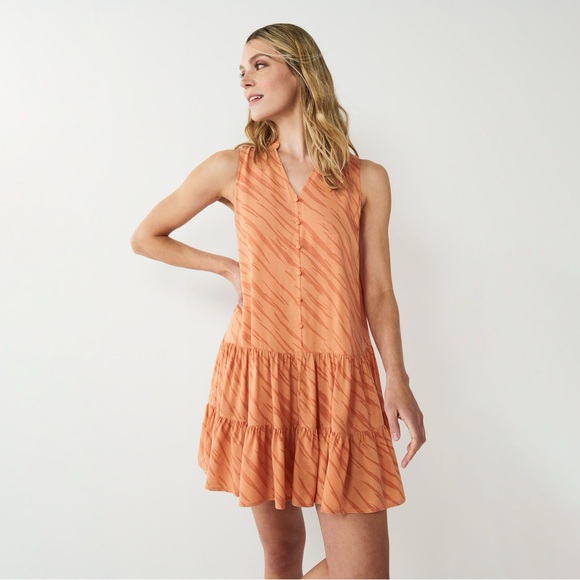 Nine West Dresses & Skirts - Women's Nine West Sleeveless Button-Front Tiered Dress